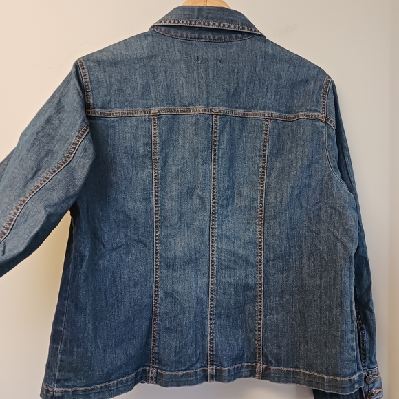 Croft & Barrow Denim Jean Jacket Size L - Picture 7 of 10
